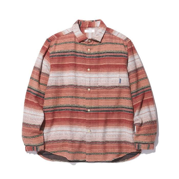 新作　RADIALL EL CAMINO - CHORE SHIRT L/S　M RADIALL/EL CAMINO-REGULAR COLLARED SHIRT L/S - THUMBING