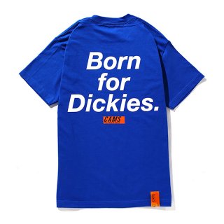 CHALLENGER/CAMS Born For Dickies TEE/ブルー