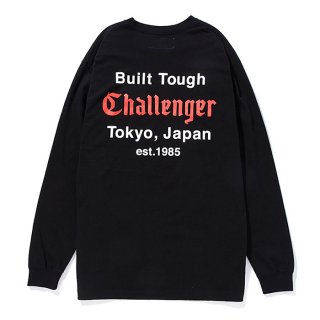 CHALLENGER/L/S BUILT TOUGH TEE/ブラック