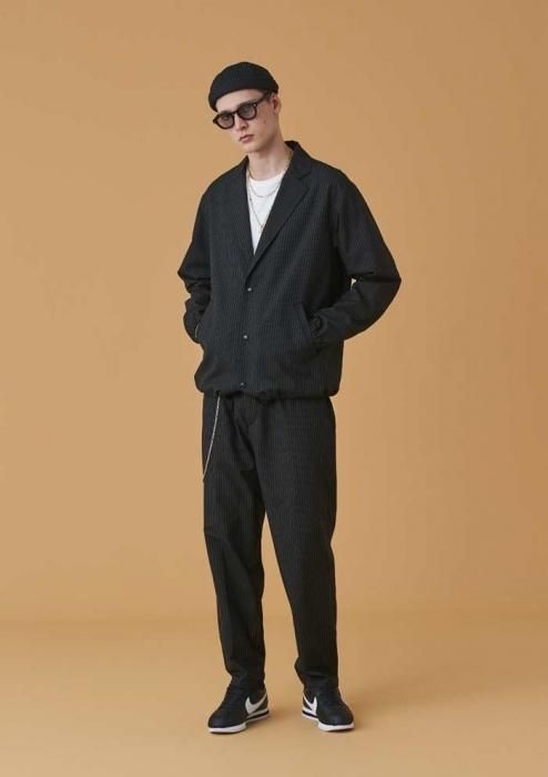 COOTIE/T/R TAPERED EASY PANTS/ブラック - THUMBING ONLOINE STORE - COOTIE/クーティー・CHALLENGER/チャレンジャー・PORKCHOP  GARAGE SUPPLY/ポークチョップ・RADIALL/ラディアル・ANTIDOTE BUYERS CLUB/アンチドート 正規取扱店 通販サイト