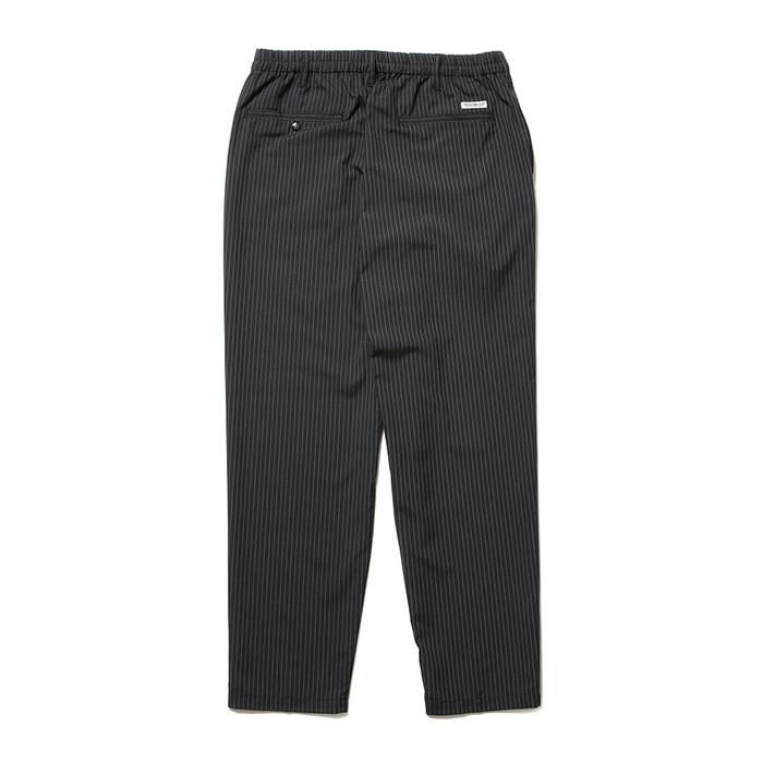 COOTIE/T/R TAPERED EASY PANTS/ブラックストライプ - THUMBING COOTIE/T/R TAPERED EASY PANTS/ブラックストライプ - THUMBING