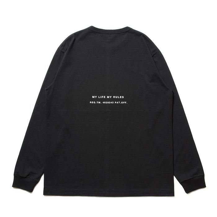 【おすすめ】 TEE(COOTIE L/S COOTIE/PRINT LOGO)/ブラック THUMBING - ウェア
