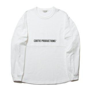 COOTIE/FOOTBALL OVERSIZED L/S TEE/ホワイト