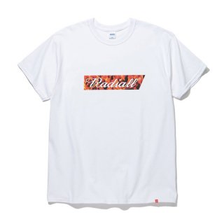RADIALL/FLAME FLAGS-CREW NECK T-SHIRT S/S/ホワイト
