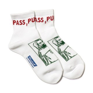 RADIALL/2 PAC SOX-PASS MIDDLE/ホワイト