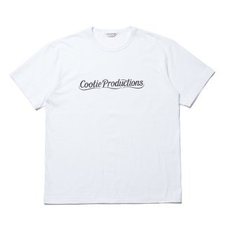 COOTIE/PRINT S/S TEE(LETTERED LOGO)/ホワイト