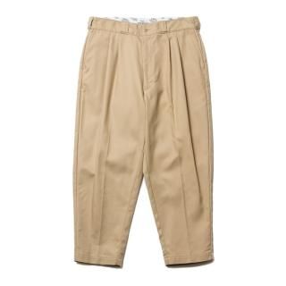 COOTIE/T/C SERGE 2 TUCK TROUSERS/١