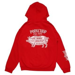 PORKCHOP/PORK BACK HOODIE/å