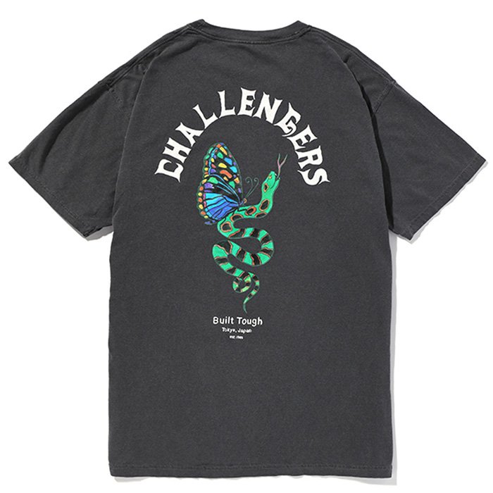 CHALLENGER/SNAKE DRAGON TEE/ペッパーブラック - THUMBING ONLOINE STORE -  COOTIE/クーティー・CHALLENGER/チャレンジャー・PORKCHOP GARAGE  SUPPLY/ポークチョップ・RADIALL/ラディアル・ANTIDOTE BUYERS CLUB/アンチドート 正規取扱店 通販サイト