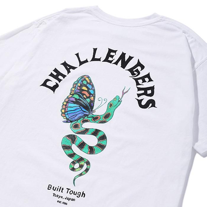 CHALLENGER/SNAKE DRAGON TEE/ペッパーブラック - THUMBING CHALLENGER/SNAKE DRAGON TEE/ペッパーブラック - THUMBING