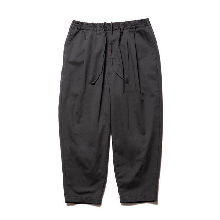 COOTIE/T/C 2 TUCK EASY PANTS/チャコール - THUMBING ONLOINE STORE