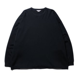 COOTIE/SUPLIMA COTTON HONEYCOMB THERMAL L/S TEE/ブラック