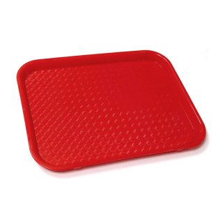FAST FOOD TRAY/RED