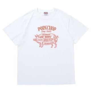 PORKCHOP/PORK FRONT S/S TEE/ۥ磻