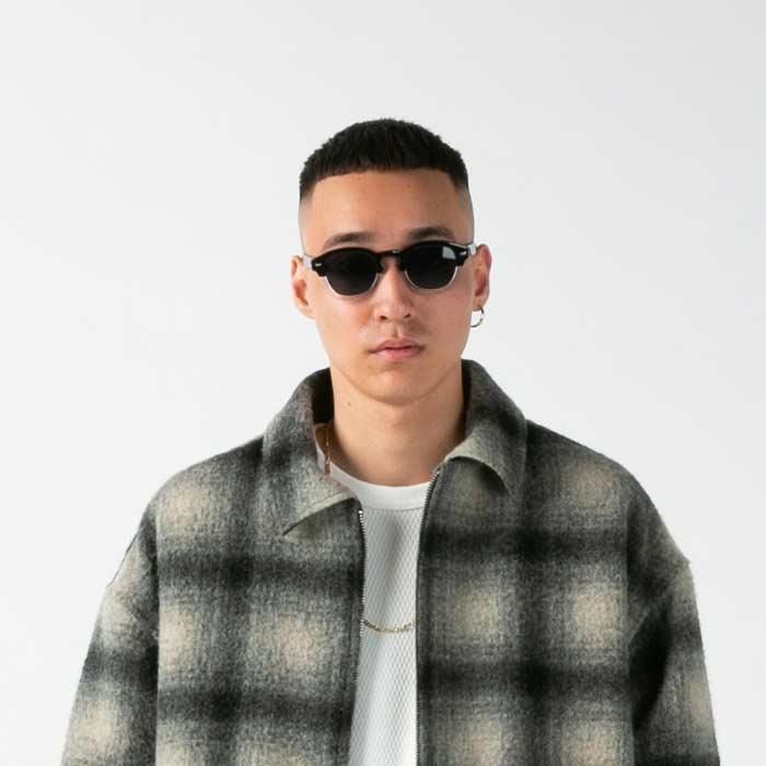 COOTIE/RAZA GLASSES/ブラック グラデーション×ダークグレー COOTIE/RAZA GLASSES/ブラック グラデーション×ダークグレー