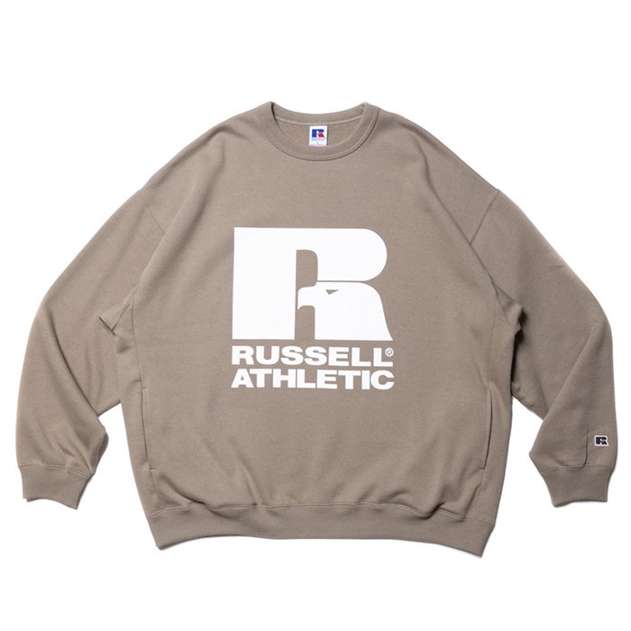 COOTIE/T/C CREWNWCK SWEATSHIRT/ベージュ×ホワイト - THUMBING ONLOINE STORE - COOTIE/ クーティー・CHALLENGER/チャレンジャー・PORKCHOP GARAGE  SUPPLY/ポークチョップ・RADIALL/ラディアル・ANTIDOTE BUYERS CLUB/アンチドート 正規取扱店 通販サイト