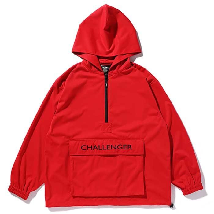 CHALLENGER/NYLON ANORAK JACKET/レッド - THUMBING ONLOINE STORE