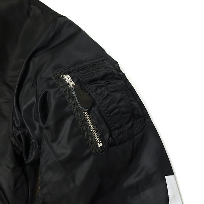 CHALLENGER/REFLECTOR MA-1 JACKET/ブラック - THUMBING ONLOINE STORE - COOTIE/クーティー・CHALLENGER/チャレンジャー・PORKCHOP GARAGE SUPPLY/ポークチョップ・RADIALL/ラディアル・ANTIDOTE BUYERS CLUB/アンチドート 正規取扱店 通販サイト CHALLENGER/REFLECTOR MA-1 JACKET/ブラック - THUMBING ONLOINE STORE - COOTIE/クーティー・CHALLENGER/チャレンジャー・PORKCHOP GARAGE SUPPLY/ポークチョップ・RADIALL/ラディアル・ANTIDOTE BUYERS CLUB/アンチドート 正規取扱店 通販サイト