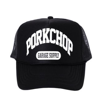 PORKCHOP/COLLEGE CAP/ブラック