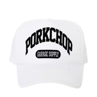 PORKCHOP/COLLEGE CAP/ホワイト