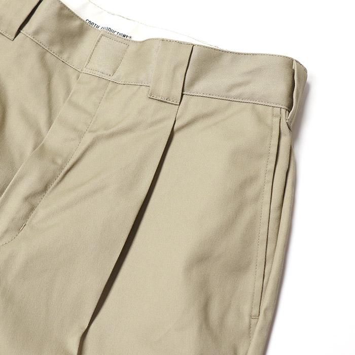 COOTIE/T/C TUCK TROUSERS/ベージュ | Dickiesとの