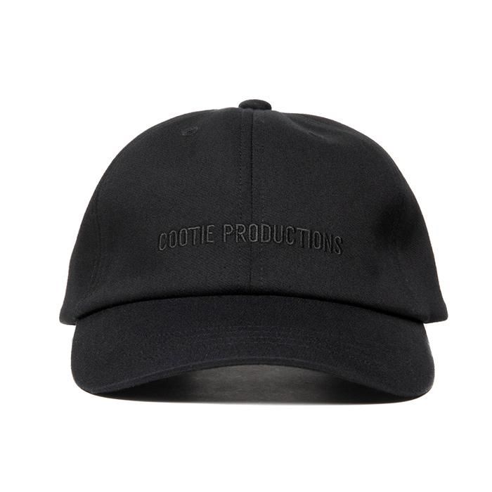 COOTIE/STRETCH CURVED BRIM CAP/ブラック×ブラック - THUMBING ...