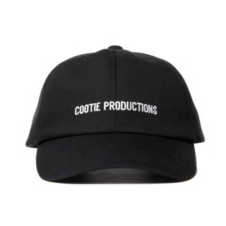 COOTIE/STRETCH CURVED BRIM CAP/ブラック×ホワイト