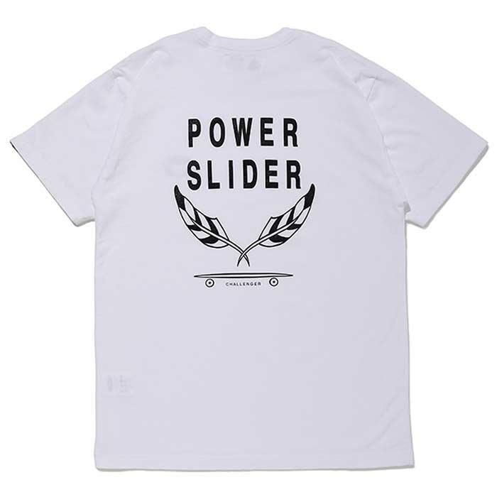 CHALLENGER/POWER SLIDER TEE/ホワイト - THUMBING ONLOINE STORE