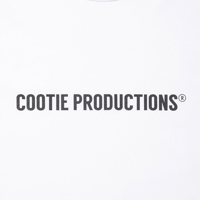 COOTIE/PRINT S/S TEE (COOTIE LOGO)/ホワイト - THUMBING ONLOINE