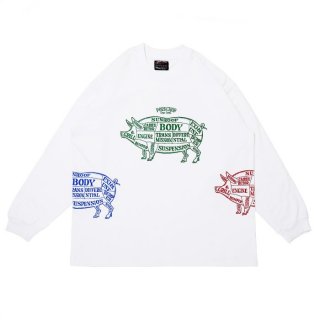 PORKCHOP/MULTI PORK L/S TEE/ۥ磻