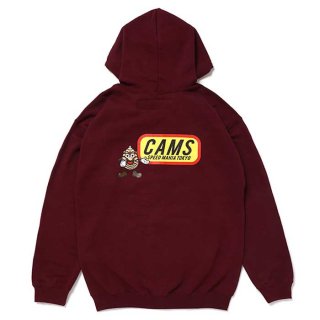 CHALLENGER/CAMS ZIP HOODIE/MAROON