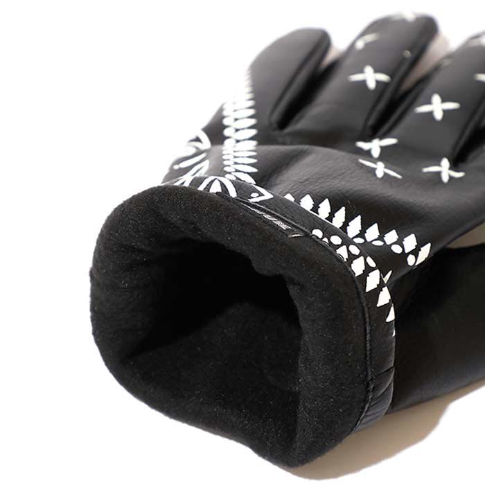 challenger BANDANA LEATHER GLOVE Lサイズ