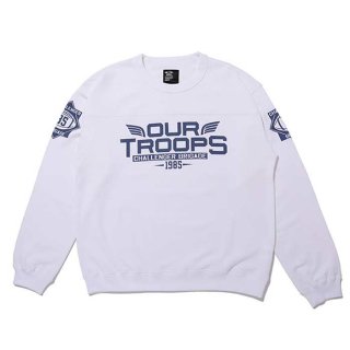 CHALLENGER/TROOPS SWEAT/WHITE