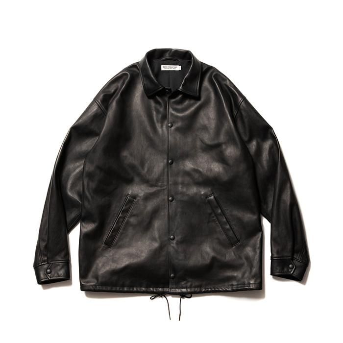 COOTIE/LEATHER COACH JACKET - THUMBING ONLOINE STORE - COOTIE