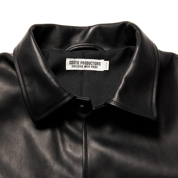 COOTIE/LEATHER COACH JACKET - THUMBING ONLOINE STORE