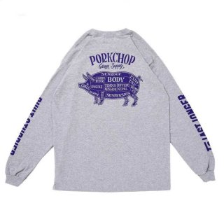 PORKCHOP/PORK BACK L/S TEE/졼