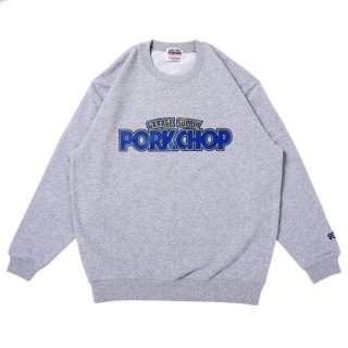 <img class='new_mark_img1' src='https://img.shop-pro.jp/img/new/icons8.gif' style='border:none;display:inline;margin:0px;padding:0px;width:auto;' />PORKCHOP/2nd BLOCK SWEAT/グレー
