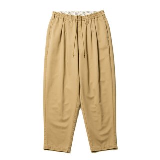 COOTIE/T/C 2 TUCK EASY ANKLE PANTS/ベージュ