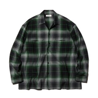 RADIALL/GLASSHOUSE-OPEN COLLARED SHIRT L/S/GREEN【30%OFF】<img class='new_mark_img2' src='https://img.shop-pro.jp/img/new/icons20.gif' style='border:none;display:inline;margin:0px;padding:0px;width:auto;' />