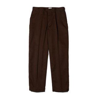 RADIALL/CONQUISTA-SLIM TAPERED FIT PANTS/BROWN