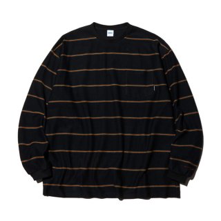 RADIALL/DUBWISE-CREW NECK T-SHIRT L/S/BLACK