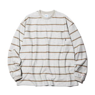 RADIALL/DUBWISE-CREW NECK T-SHIRT L/S/GRAY