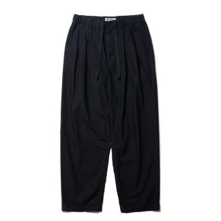 COOTIE/GARMENT DYED 2 TUCK EASY PANTS/BLACK