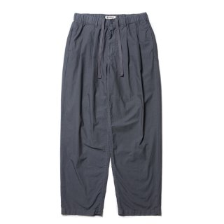 COOTIE/GARMENT DYED 2 TUCK EASY PANTS/GRAY