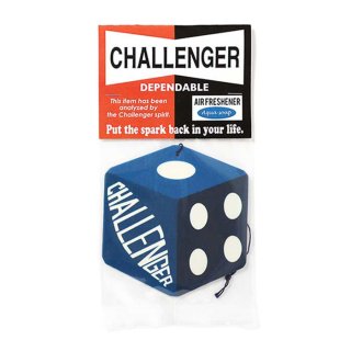 CHALLENGER/CHALLENGER DICE CAR TAG/BLUE