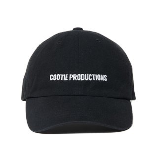 COOTIE/HARD TWIST YARN 6 PANEL CAP/BLACK