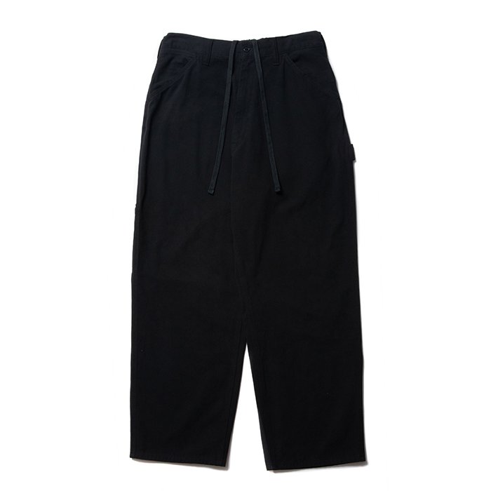 COOTIE/HARD TWIST YARN PAINTER EASY PANTS/BLACK - THUMBING