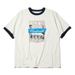 RADIALL/BEER-CREW NECK T-SHIRT S/S/MINT GREEN