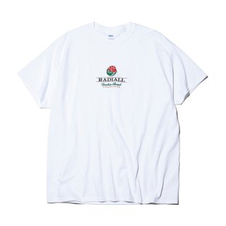 <img class='new_mark_img1' src='https://img.shop-pro.jp/img/new/icons8.gif' style='border:none;display:inline;margin:0px;padding:0px;width:auto;' />RADIALL/ROSE BOWL-CREW NECK T-SHIRT S/S/WHITE