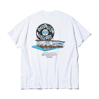 RADIALL/WATCHDOG-CREW NECK T-SHIRT S/S/WHITE